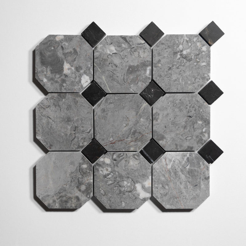 media image for sage gray 4 octagon by burke decor sg4oct sg 8 231