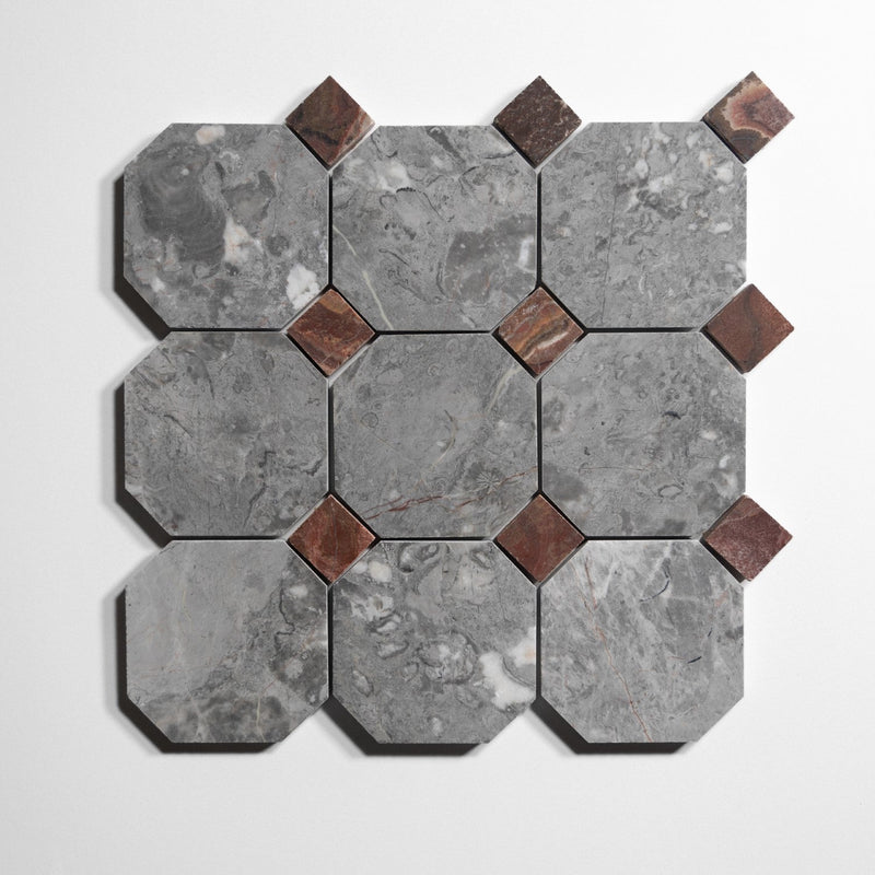media image for sage gray 4 octagon by burke decor sg4oct sg 10 278