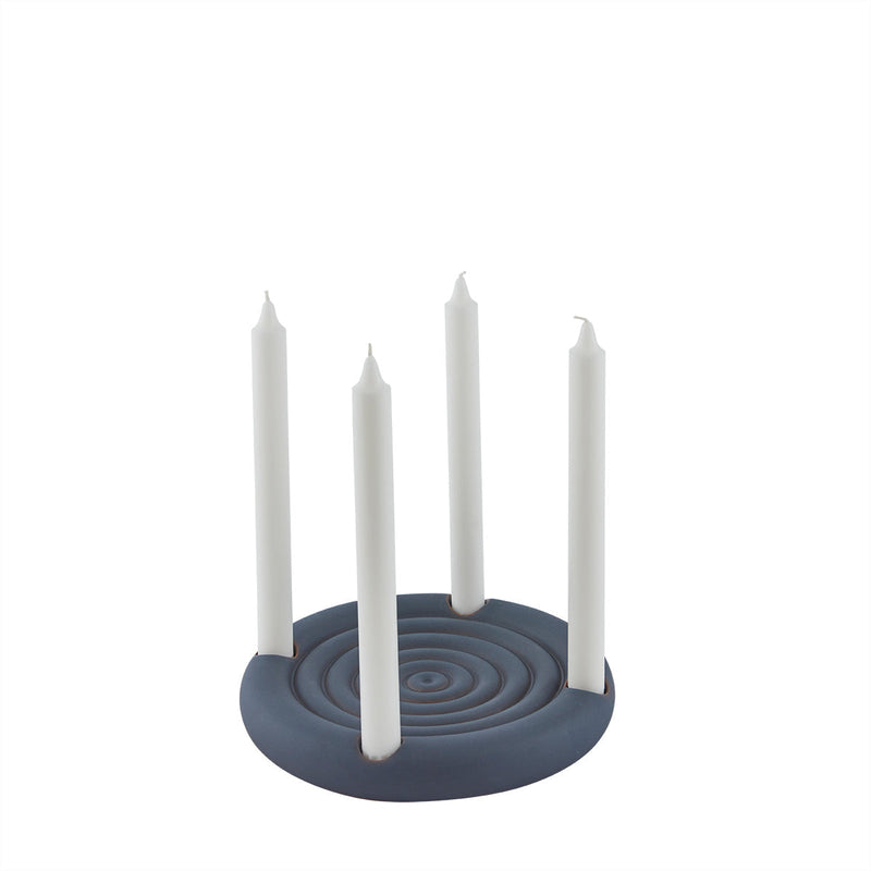 media image for savi advent candleholder midnight blue 1 253