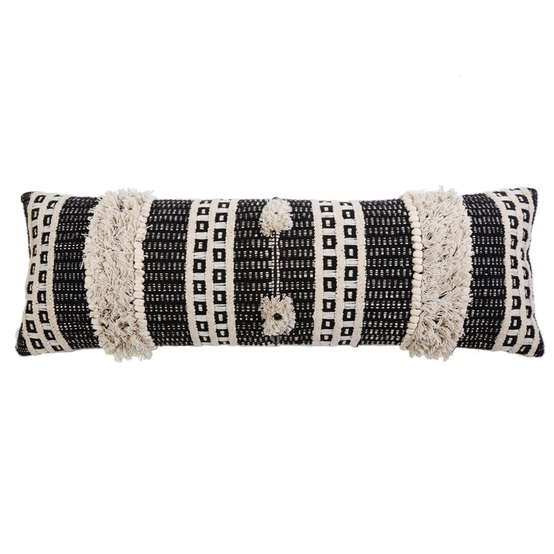 media image for sawyer handwoven pillow with insert design by pom pom at home 1 25