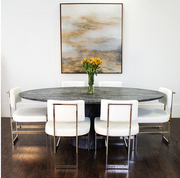 oval black cerused oak dining table 2