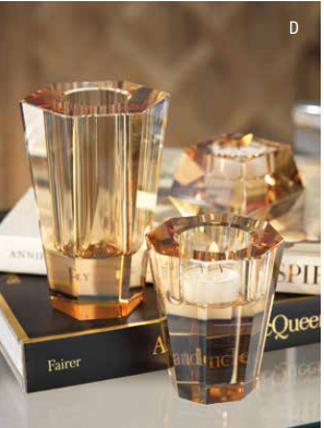 media image for Rafa Clear Crystal Tealight Candle Holder In Various Colors 2 281
