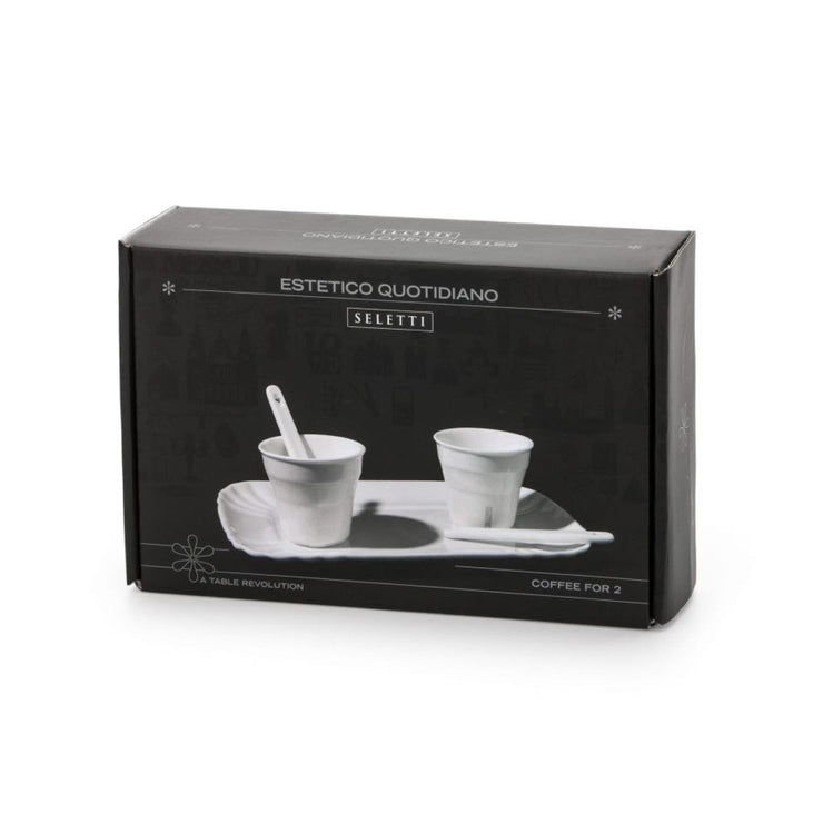 Estetico Quotidiano Coffee Set of 2 Cups + 1 Tray 4