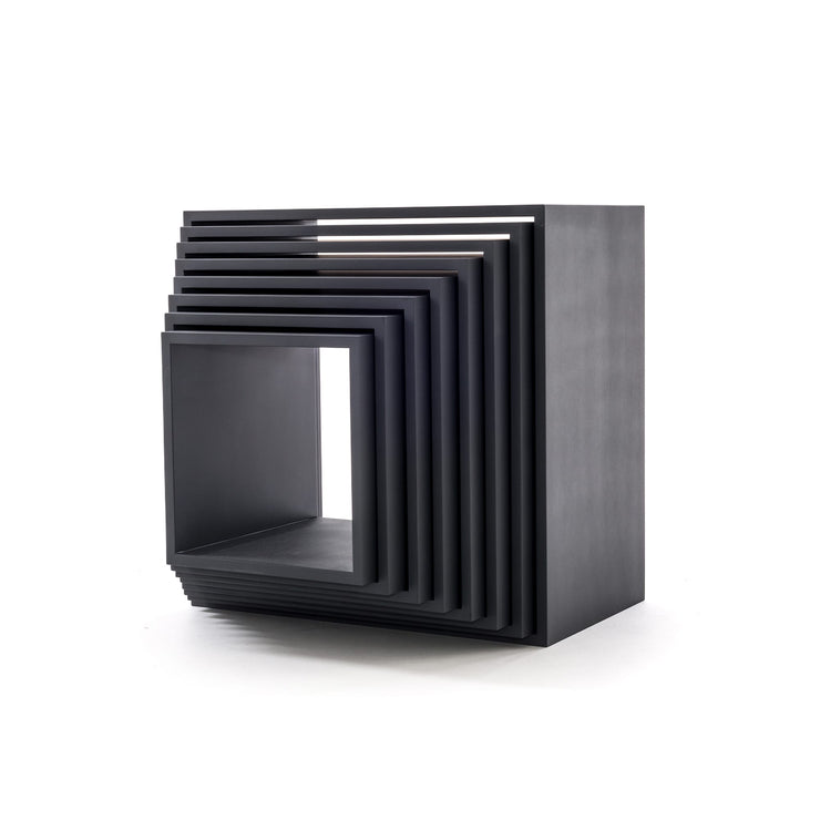 assemblage modular bookcase in antracite by seletti 5