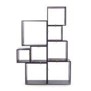assemblage modular bookcase in antracite by seletti 1