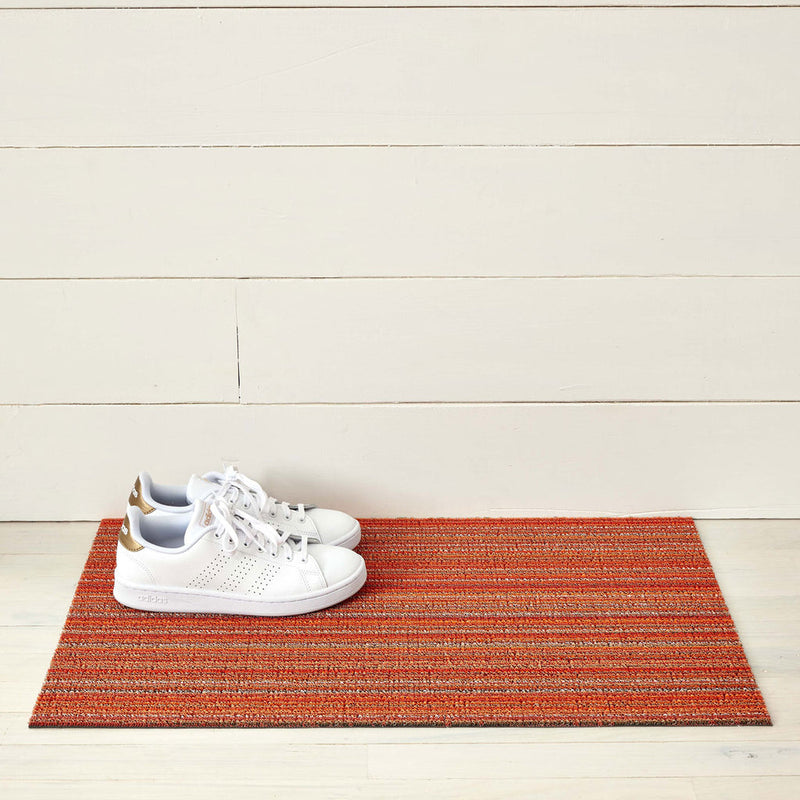 media image for Skinny Stripe Orange Shag Chilewich Chw 200134 010 2 223