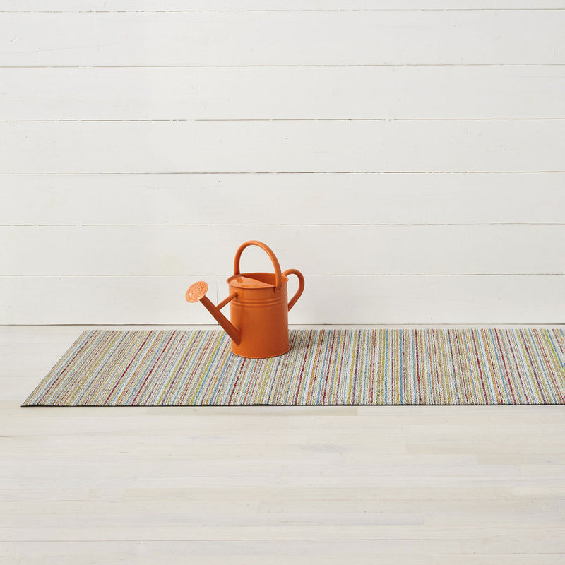media image for Skinny Stripe Soft Multi Shag Chilewich Chw 200134 011 3 28
