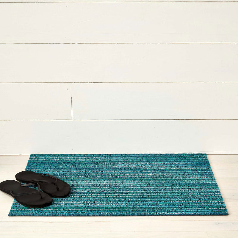 media image for Skinny Stripe Turquoise Shag Chilewich Chw 200134 016 2 221