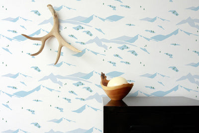 product image of Snowscene Wallpaper in Avalanche design by Aimee Wilder 558
