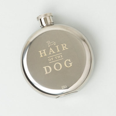 product image of stainless steal hip flask hair of the dog 1 551