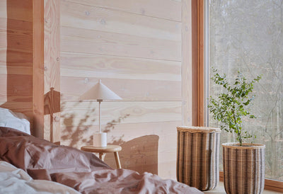 product image for striped storage basket black nature 2 72