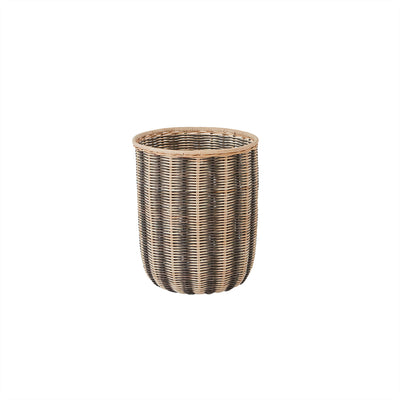 product image of striped storage basket black nature 1 567