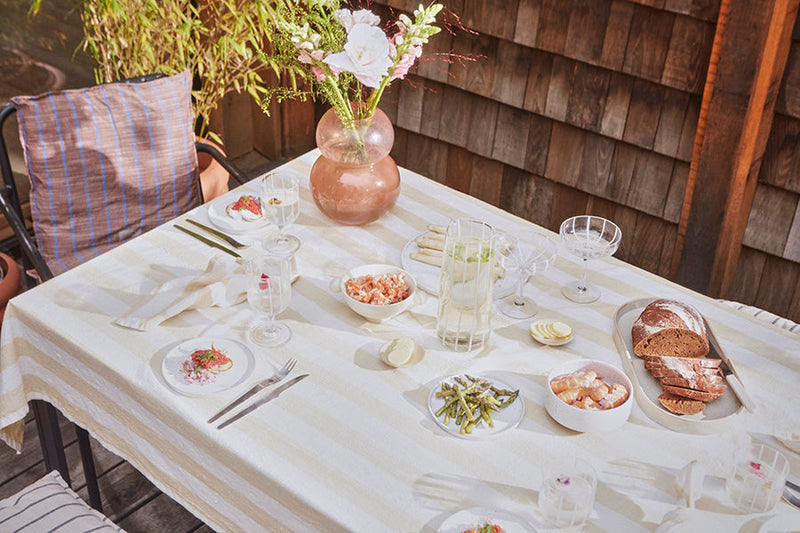 media image for striped tablecloth small vanilla oyoy l300305 3 297