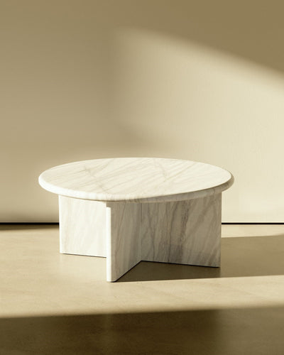 product image for plinth large circular marble coffee table csl3315 slm 22 48