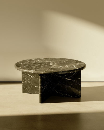 product image for plinth large circular marble coffee table csl3315 slm 23 43