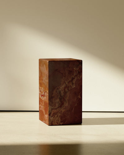 product image for plinth rectangle block marble table b22 slm 10 28