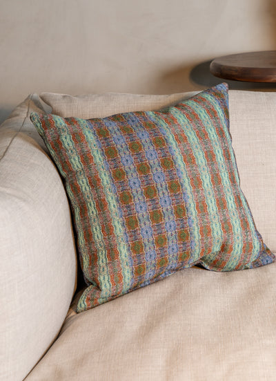product image for New Plaid Woven Pillow 23
