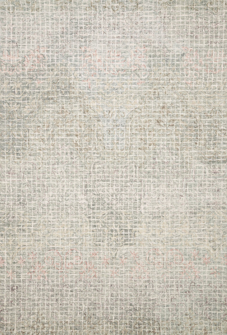Tatum Rug in Grey and Blush by Loloi