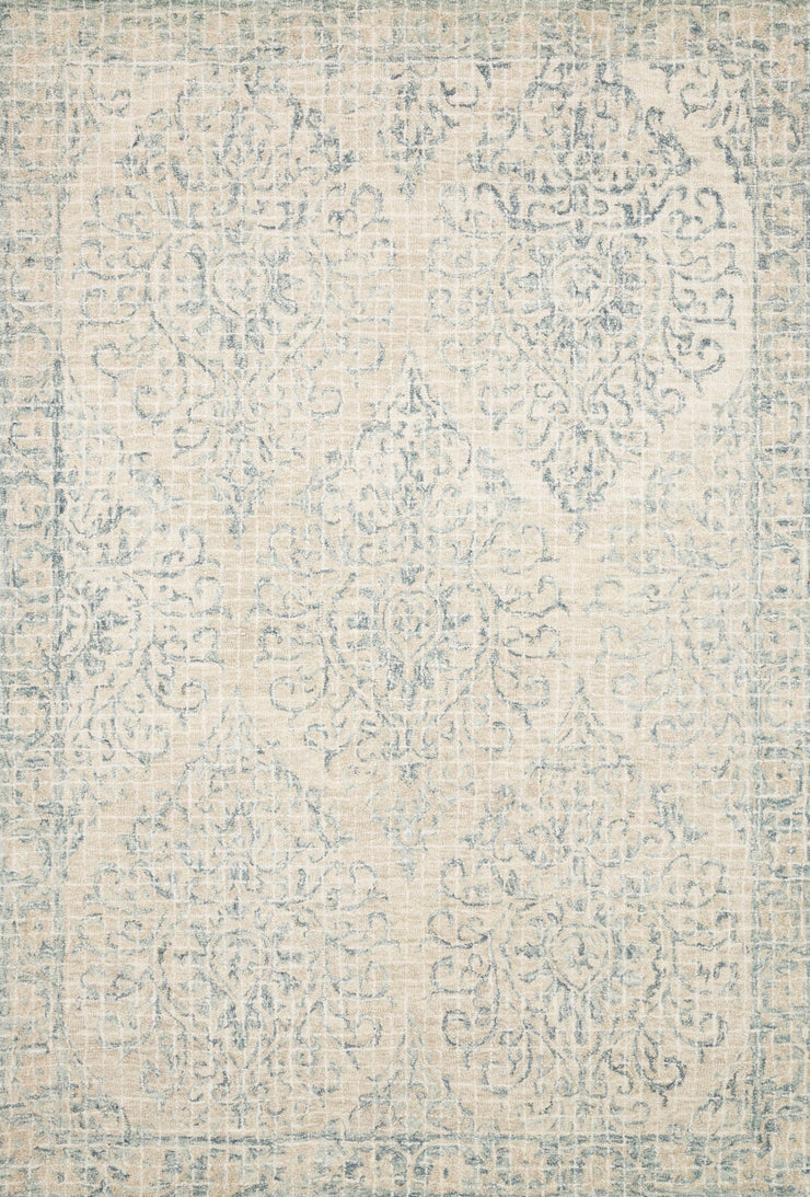 Tatum Rug in Natural and Sky by Loloi