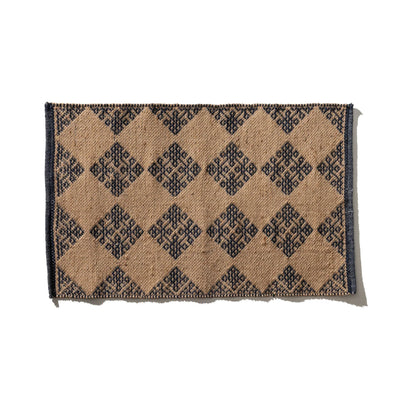 product image for Tile Patterned Jute Mat - Mykonos 56