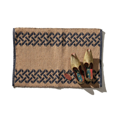 product image for Tile Patterned Jute Mat - Sicily 74