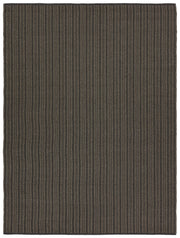 Talin Elmas Outdoor Handwoven Striped Gray Charcoal Rug By Jaipur Living Rug158385 1