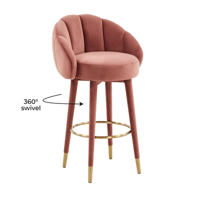 product image for myla swivel bar stool by bd2 tov d68244 18 60