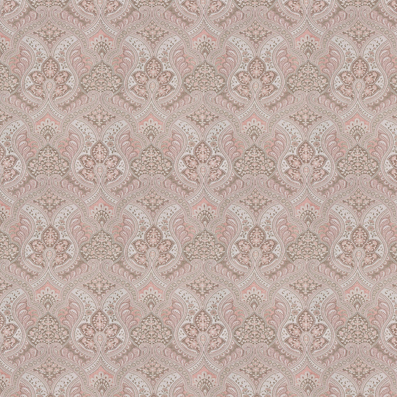 media image for Turnout Fabric in Coral/Taupe 225