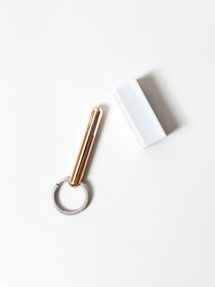 media image for timbre marubo key holder pink gold 5 292