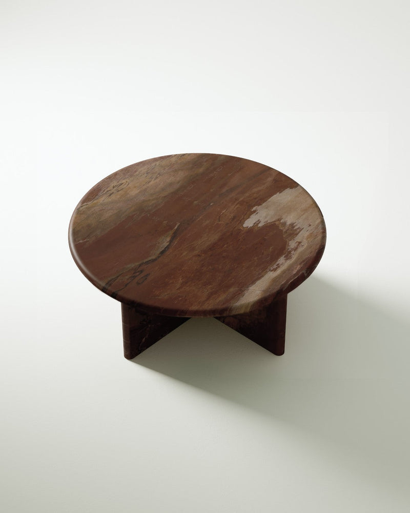 media image for plinth large circular marble coffee table csl3315 slm 10 266