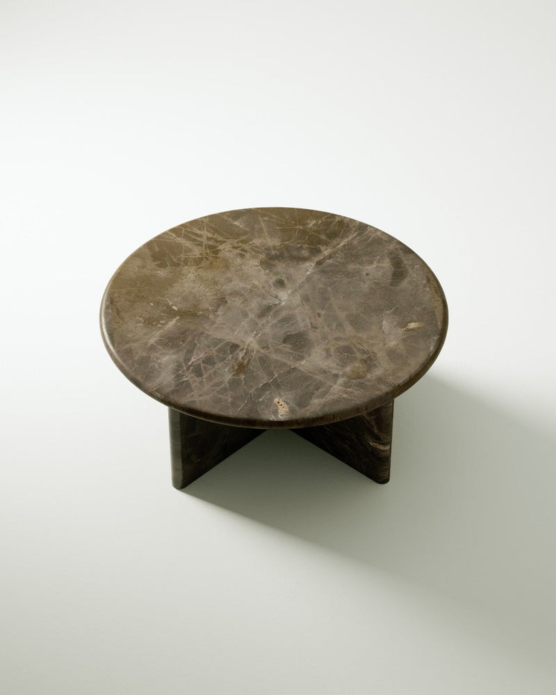 media image for plinth large circular marble coffee table csl3315 slm 8 284