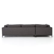 Grammercy 2 Pc Chaise Sectional In Bennett Charcoal
