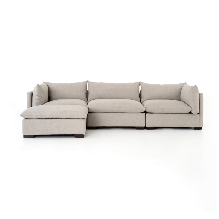 Westwood 3 Pc Sectional Ottoman In Bennett Moon