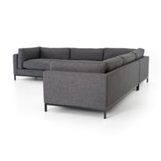 Grammercy 3 Pc Sectional In Bennett Charcoal