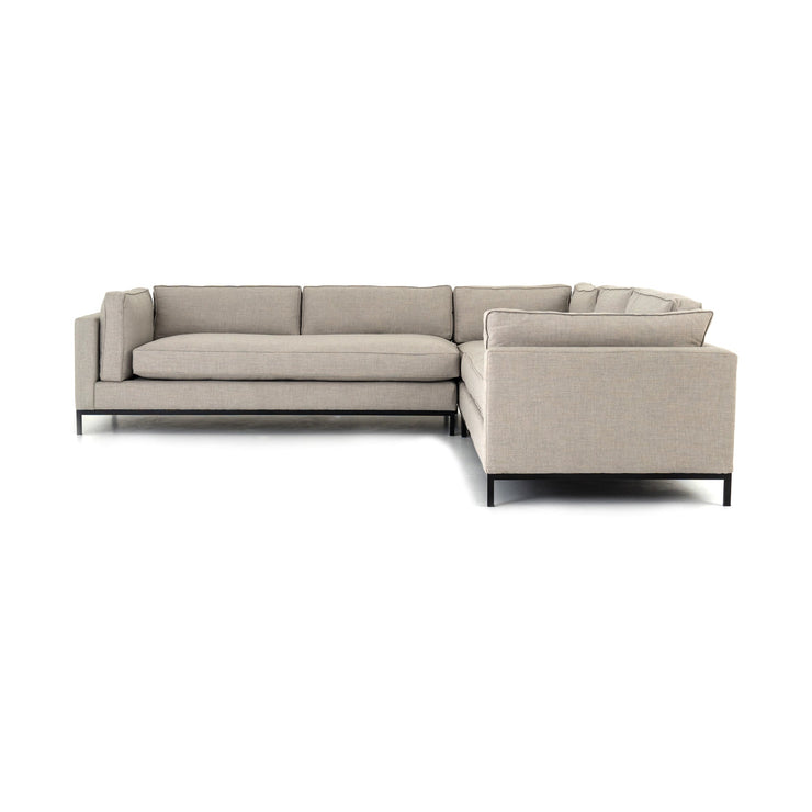 Grammercy 3 Pc Sectional In Bennett Moon