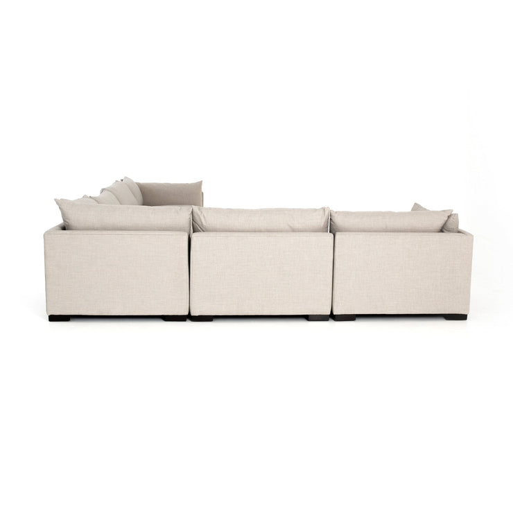Westwood 6 Pc Sectional In Bennett Moon