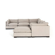 Westwood 6 Pc Sectional Ottoman In Bennett Moon