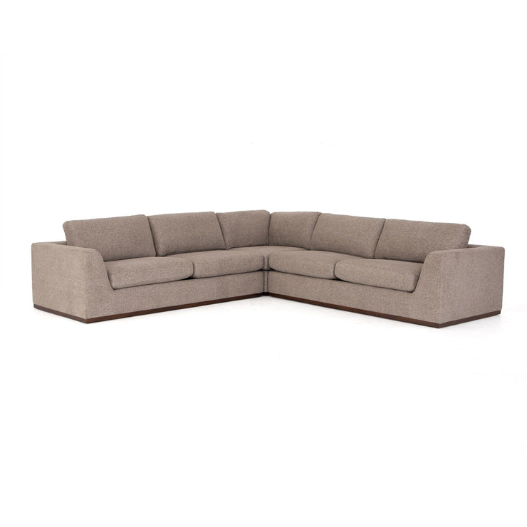Colt 3 Piece Sectional in Various Colors