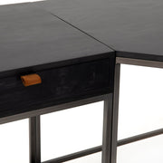 Trey Desk System In Black Wash Poplar