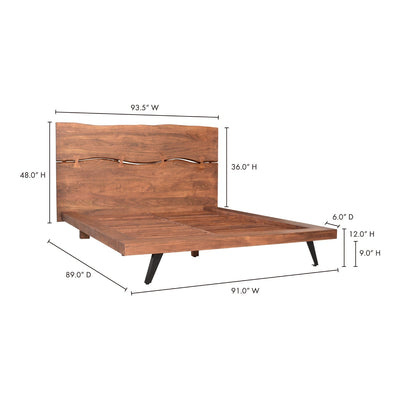 product image for Madagascar Platform Bed King 8 77