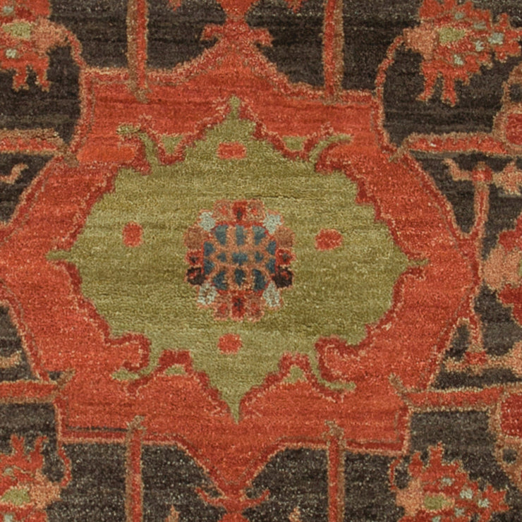 york medallion rug in tandori spice thrush design by artemis for jaipur 4
