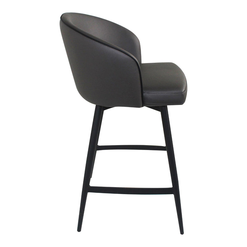media image for Webber Swivel Counter Stool Charcoal 3 224
