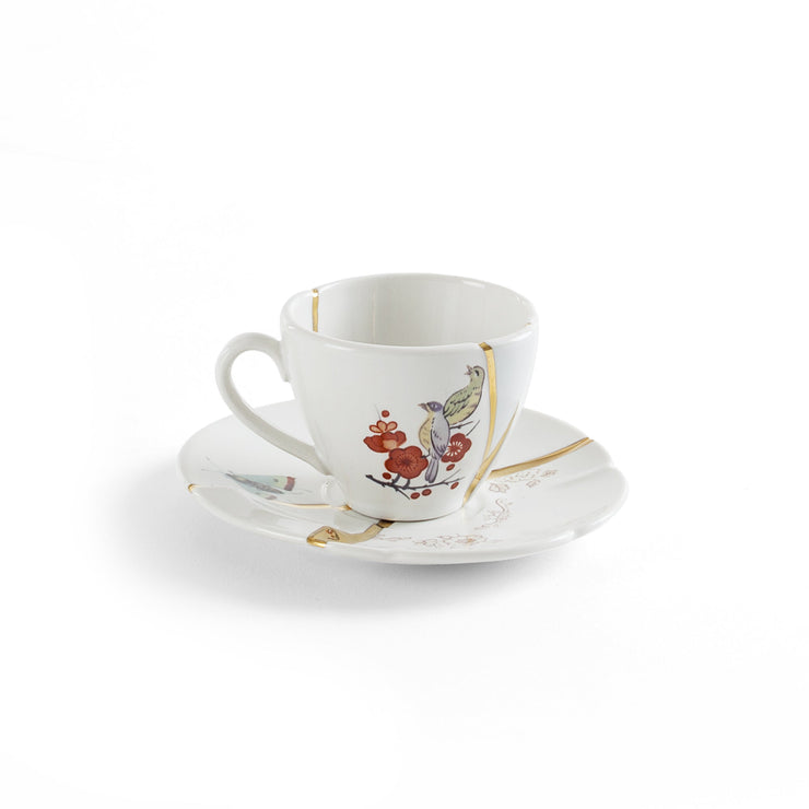 kintsugi coffee cup with saucer 2 by seletti 1