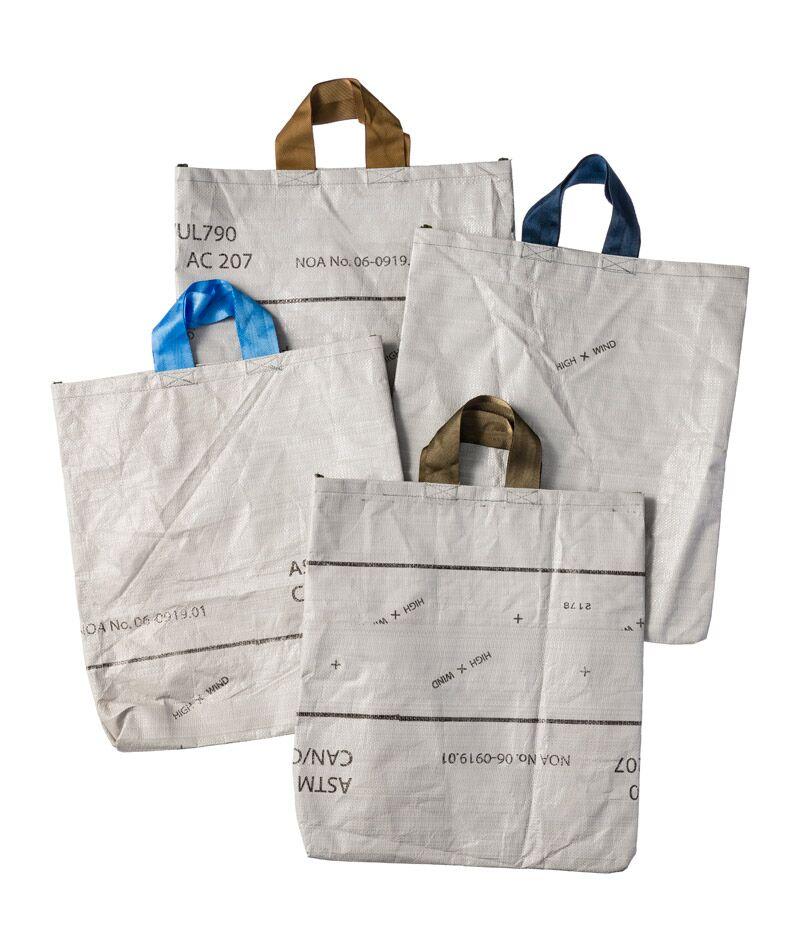 media image for recycled tarp tote bag large design by puebco 5 266