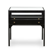 orso shadow box end table in black design by Four Hands 10