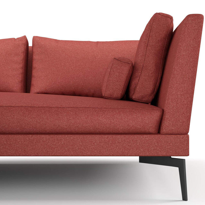 media image for Ventura Fabric in Brick Red 292