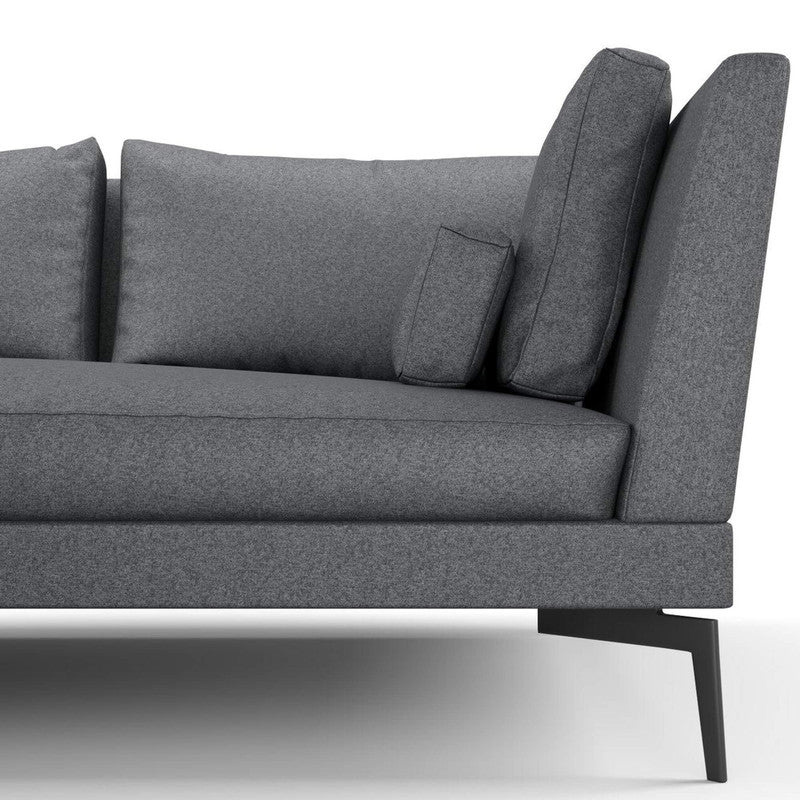 media image for Ventura Fabric in Charcoal 231
