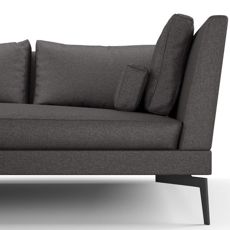 media image for Ventura Fabric in Warm Charcoal 215