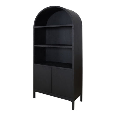 product image for Wilde Display Cabinet Black Oak 2 63