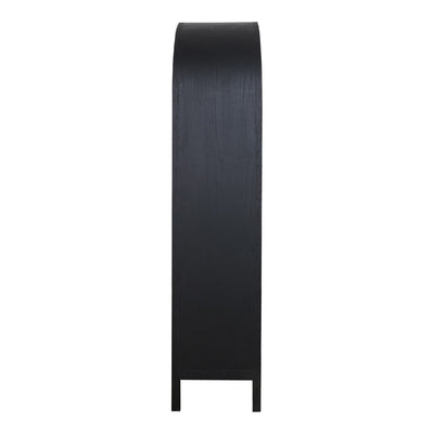 product image for Wilde Display Cabinet Black Oak 4 79